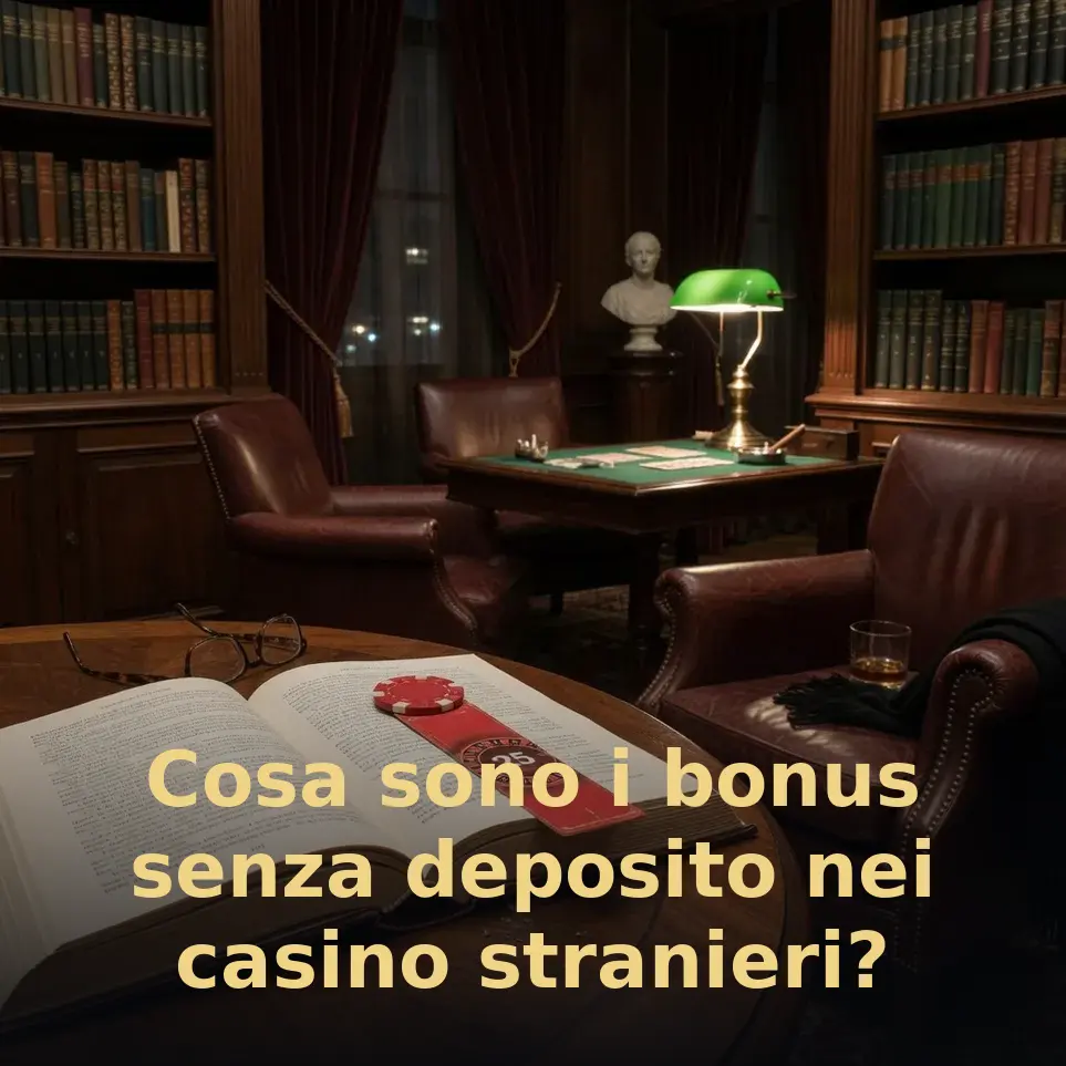 Cosa sono i bonus senza deposito nei casino stranieri?